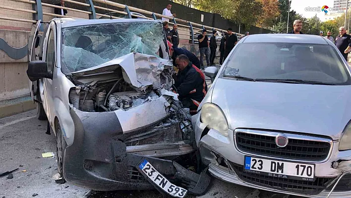 Elazığ'da Alt Geçitte Feci Kaza: 1'i Ağır 5 Yaralı