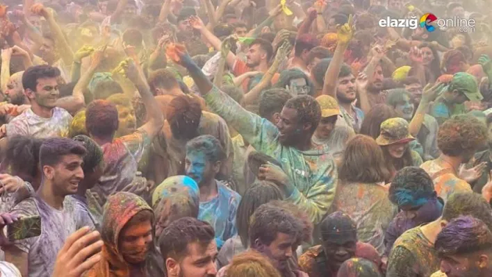 Dünyanın en renkli festivali 'Color Fest' renkli görüntülere sahne oldu