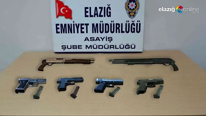 Elazığ emniyetinden son bir haftalık asayiş bilançosu