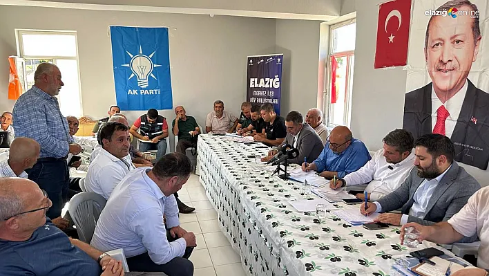 Elazığ Gümüşbağlar'da AK Parti Zirvesi: Yatırım ve Hizmetler Masada!