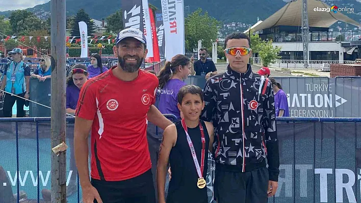 Ordu Triatlonu'nda Elazığlı Sporcu Tarih Yazdı: Ulusal Düzeyde İlk Derece!