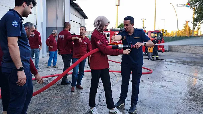 Elazığ Afetlere Karşı Hazır! Elazığ Belediyesinden HARKUT'a Uygulamalı Eğitim!