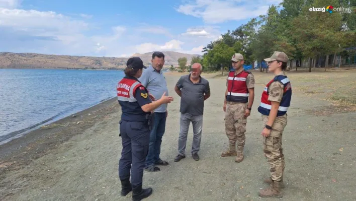 Elazığ jandarması çevre bilinci için sahada!