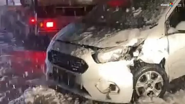 Elazığ-Malatya Karayolu Trafiğe Açıldı: Kar Yağışı ve Zincirleme Kaza Hayatı Felç Etti!