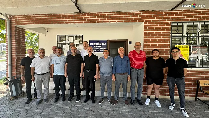 Elazığ Milletvekili Açıkkapı'dan Muhtarlara ziyaret: Mahallelerin sorunları ele alındı