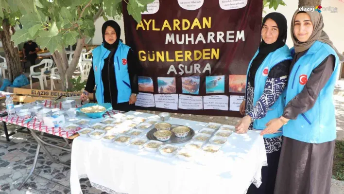 Elazığ'da Aşure Günü coşkusu: Müftülükten vatandaşlara aşure ikramı