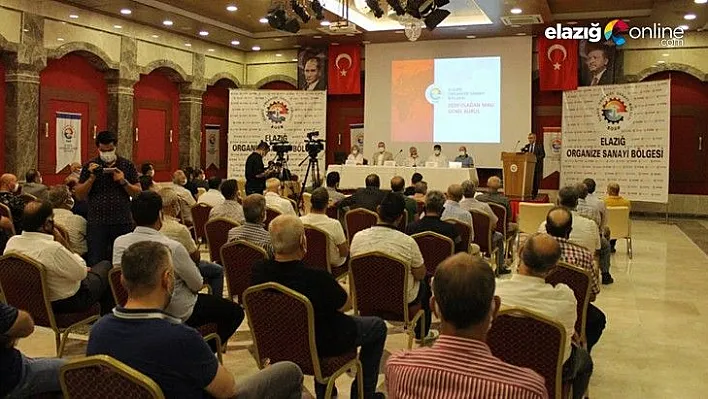 Elazığ Organize Sanayi Bölgesi Olağan Mali Genel Kurulu yapıldı