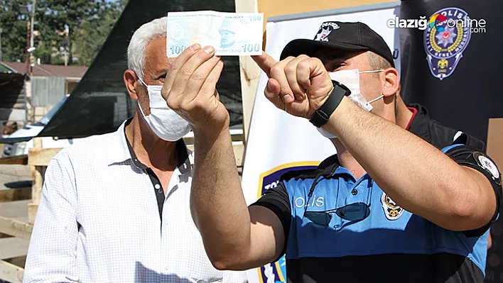 Elazığ Polisi Satıcıları Sahte Paraya Karşı Uyardı