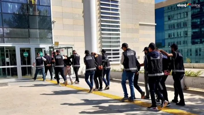 Elazığ polisinden operasyon: 5 gözaltı