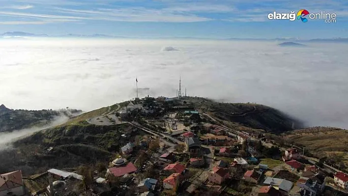 Sis, Harput'tan şehre bakışta keyif veren görüntüler oluşturdu