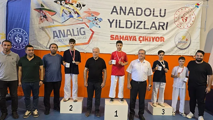 Elazığlı Karateci Ali Akif Kaymaz, Türkiye İkincisi Oldu