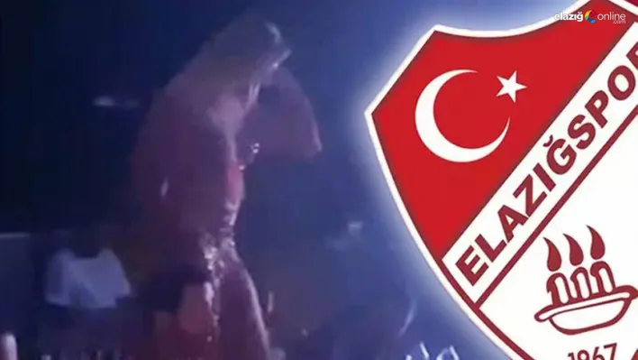 Elazığspor yöneticilerinden dansözlü kutlama!