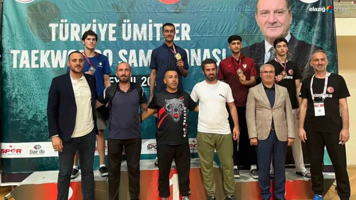 Türkiye Ümitler Taekwondo Şampiyonası'nda Elazığ rüzgarı!