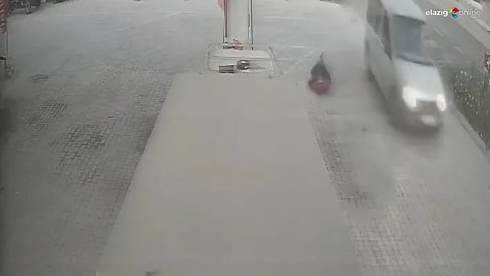Baskil'de Dehşet! Eniştesine Araçla Çarpıp Kaçtı! O Anlar Kamerada!
