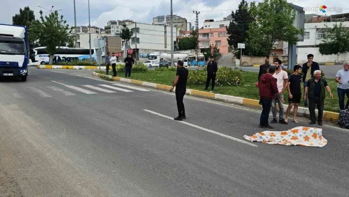 Ergani'de cezaevi otobüsünün çarptığı yaşlı adam hayatını kaybetti