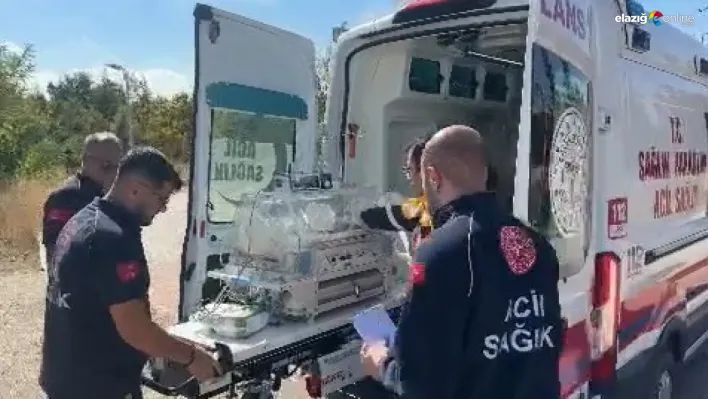 Karahan bebeğin imdadına hava ambulansı yetişti!