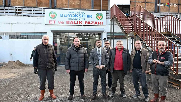 Et ve balık pazarı esnaflarından Başkan Gürkan'a teşekkür