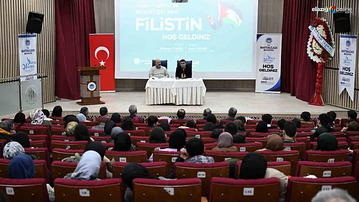 Filistin'in sessiz çığlığı Battalgazi'de yankılandı