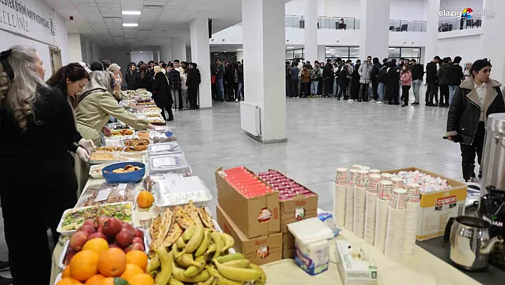 Elazığ'da Üniversite Öğrencilerine Sınav Döneminde Lezzetli Destek!