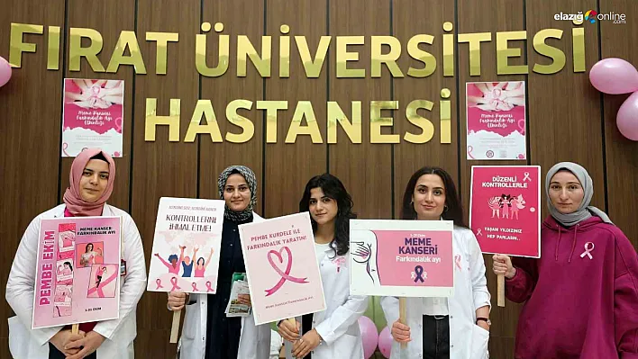 Fırat Üniversitesi Hastanesi'nde Meme Kanseri Bilinçlendirme Etkinliği!