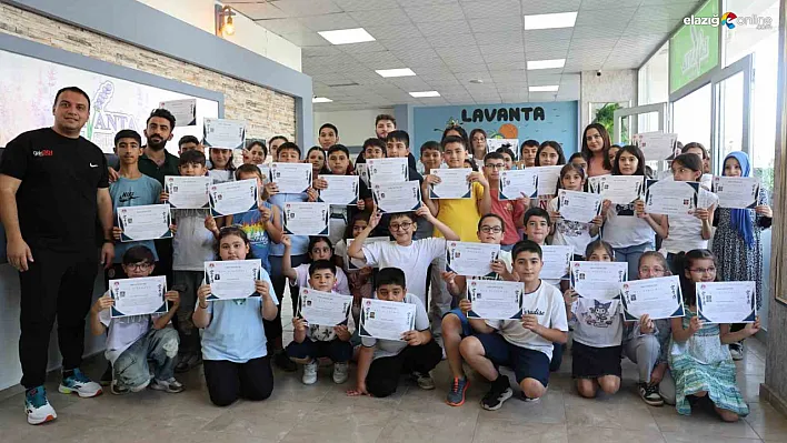Sporla Sokaktan Uzak! Elazığ'da 67 Çocuk Gönüllü Kursla Kuşak Atladı!