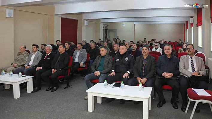 Genç'te öğrencilerin güvenliği için işbirliği toplantısı gerçekleştirildi