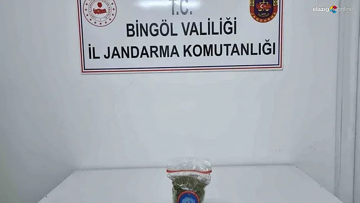 Genç'te uyuşturucu operasyonu