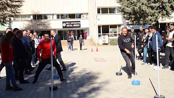 Elazığ'da 'Spor ve Gençlik Her Yerde' Projesi Başladı! Fırat Üniversitesi'nde Gençlik Rüzgarı Esti