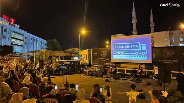 Gezen sinema, Çermik'te vatandaşlarla buluştu