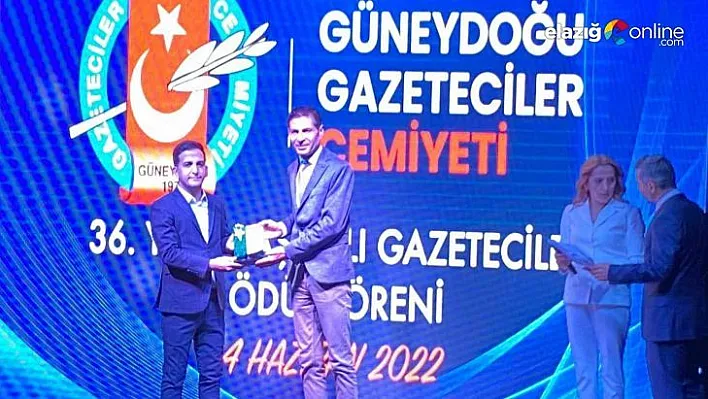 GGC'den Öz Sağlık İş Sendikası Diyarbakır Şube Başkanı Aküzüm'e teşekkür plaketi