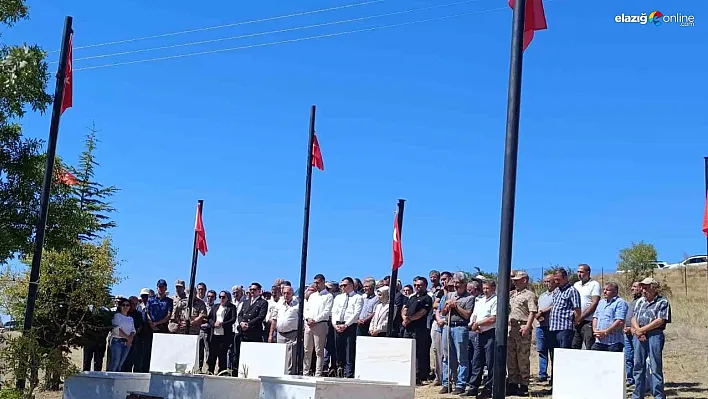 Tunceli'de PKK'nın şehit ettiği 8 kahraman, Çemişgezek'te anıldı