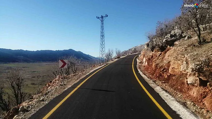 Hani'de çalışmaları tamamlanan yol ulaşıma açıldı