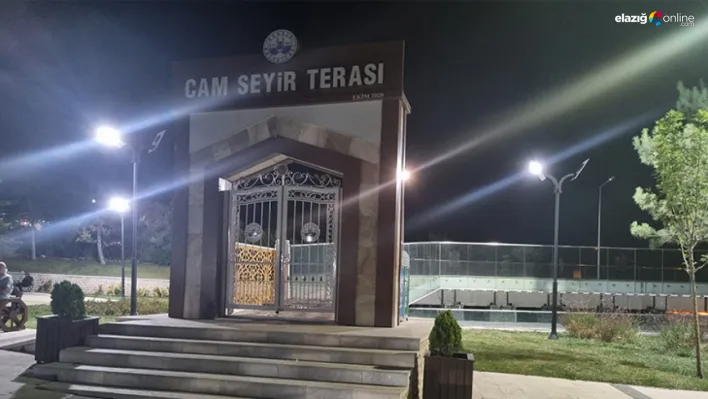 Harput'a gidenlere şok! Cam seyir terası kapalı