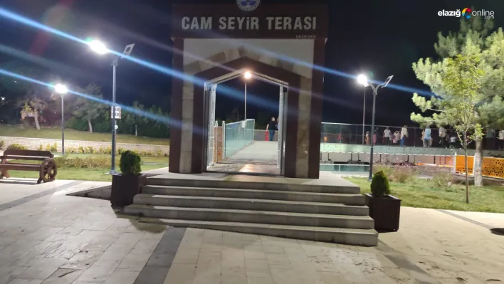 Harput cam seyir terası yeniden hizmete açıldı!