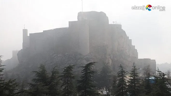 Harput'ta sis bulutları görsel bir şölen oluşturdu