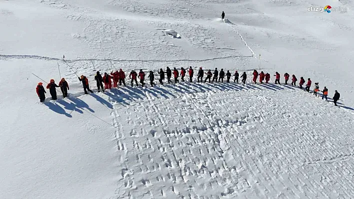 Hesarek Kayak Merkezi'nde arama kurtarma tatbikatı