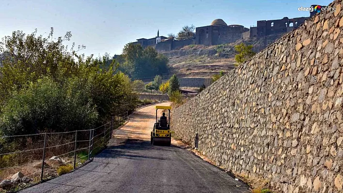 Hevsel Bahçeleri yolu ile Fiskaya merdivenleri yenilendi