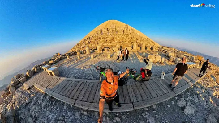 Elazığlı sporculardan 450 km'lik bisiklet turu: Nemrut ve göbeklitepe keşfi