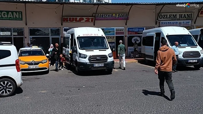 İlçe otogarında bayram hareketliliği