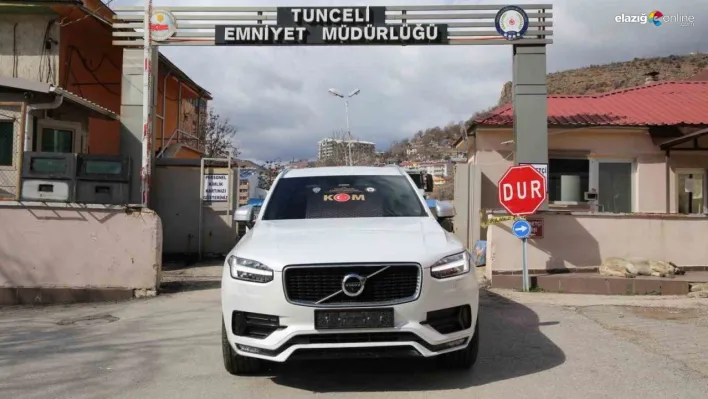 Interpol tarafından aranan araç Tunceli'de bulundu