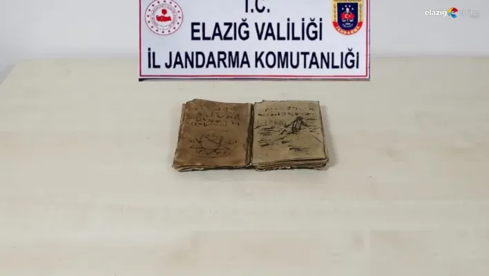 Elazığ jandarmasından tarihi kitap operasyonu!