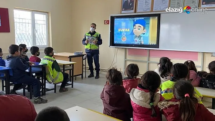 Jandarmadan çocuklara  trafik eğitimi