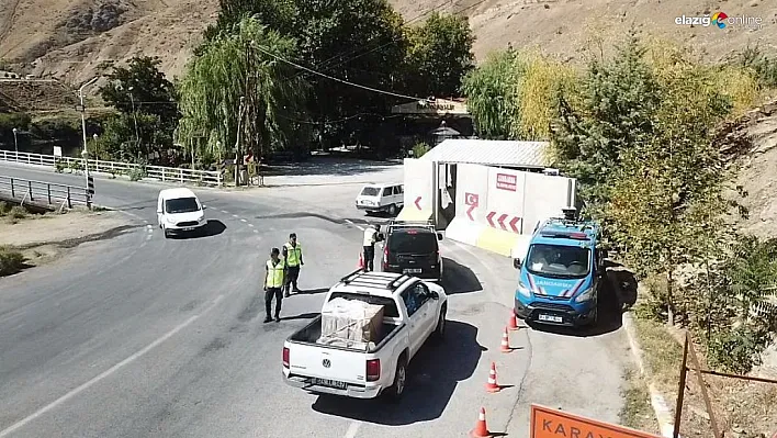 Jandarmadan radarlı ve dronlu trafik denetimi