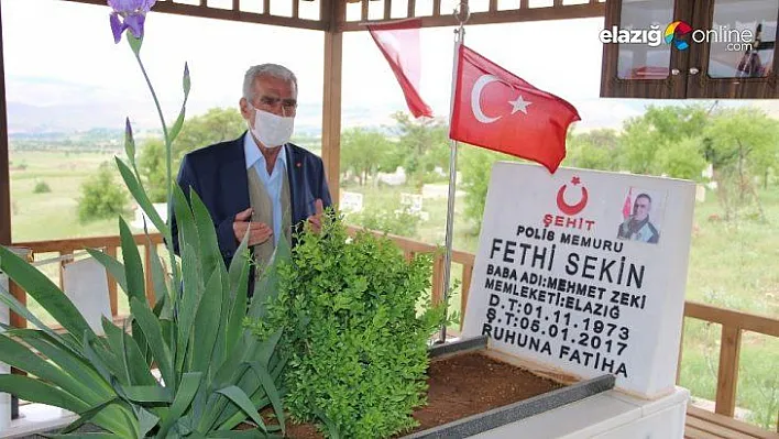 Kahraman şehit Sekin'in babası 7 bayramdır önce oğlunun kabrine gidiyor