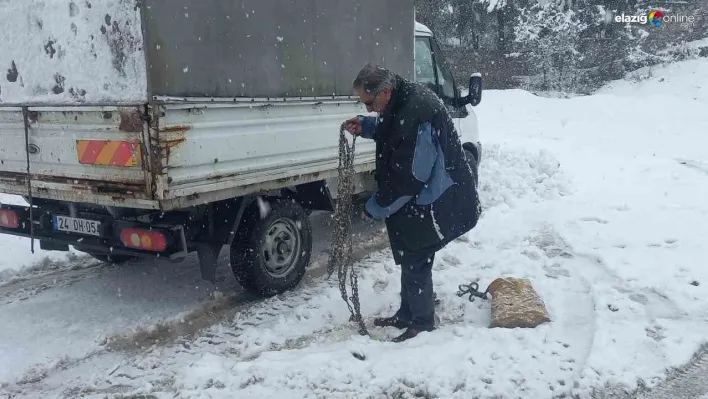 Kar kalınlığı 20 santimi buldu, ekipler durmadan çalışıyor