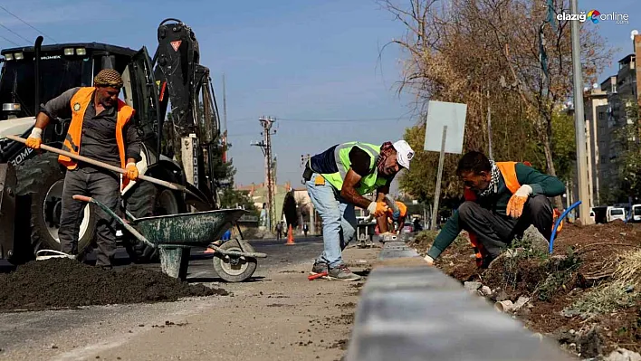 Karacadağ Caddesi modern bir görünüme kavuşuyor