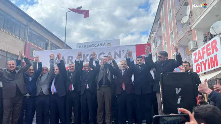 Karakoçan'da miting gibi SKM açılışı!