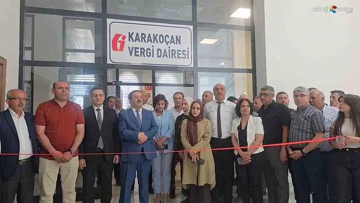 Karakoçan Vergi Dairesi Açıldı! Mükelleflere Hızlı ve Etkin Hizmet!