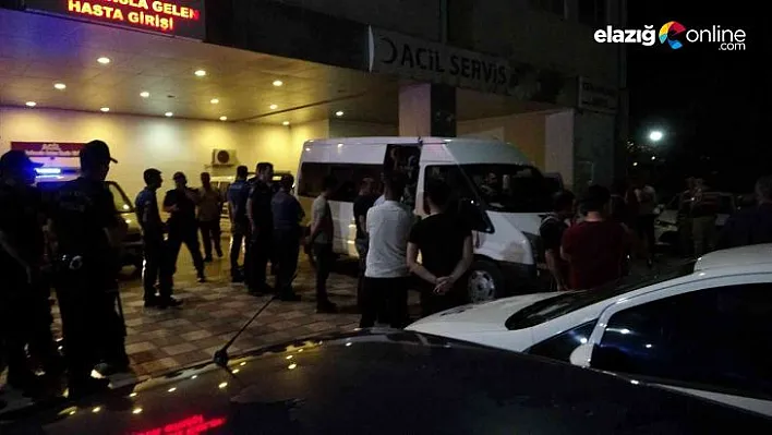 Kayısı kavgası hastaneyi karıştırdı: 2'si polis 6 yaralı, 13 gözaltı