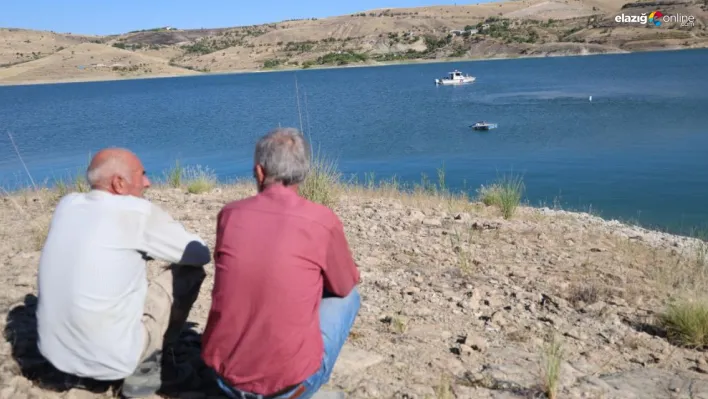 Keban Barajı'nda kaybolan Elazığlı genç için ekipler seferber oldu